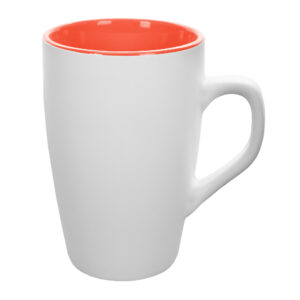 QUEEN mug 380 ml white-orange