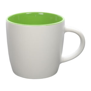 DURAN mug 320 ml white-green