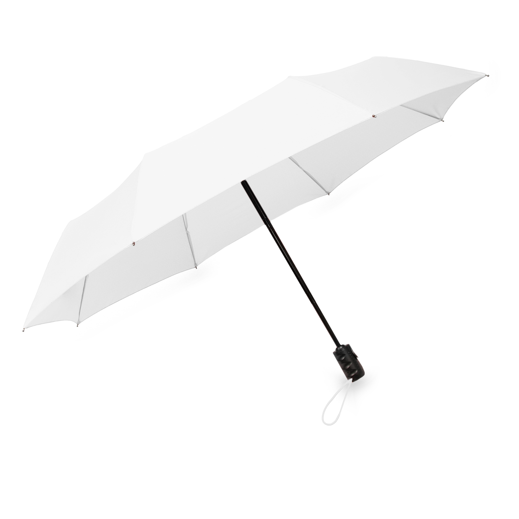 LEEDS Folding umbrella white