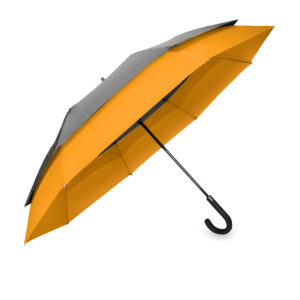 Parasol MANCHESTER sztormowy czarno-pomarańczowy
