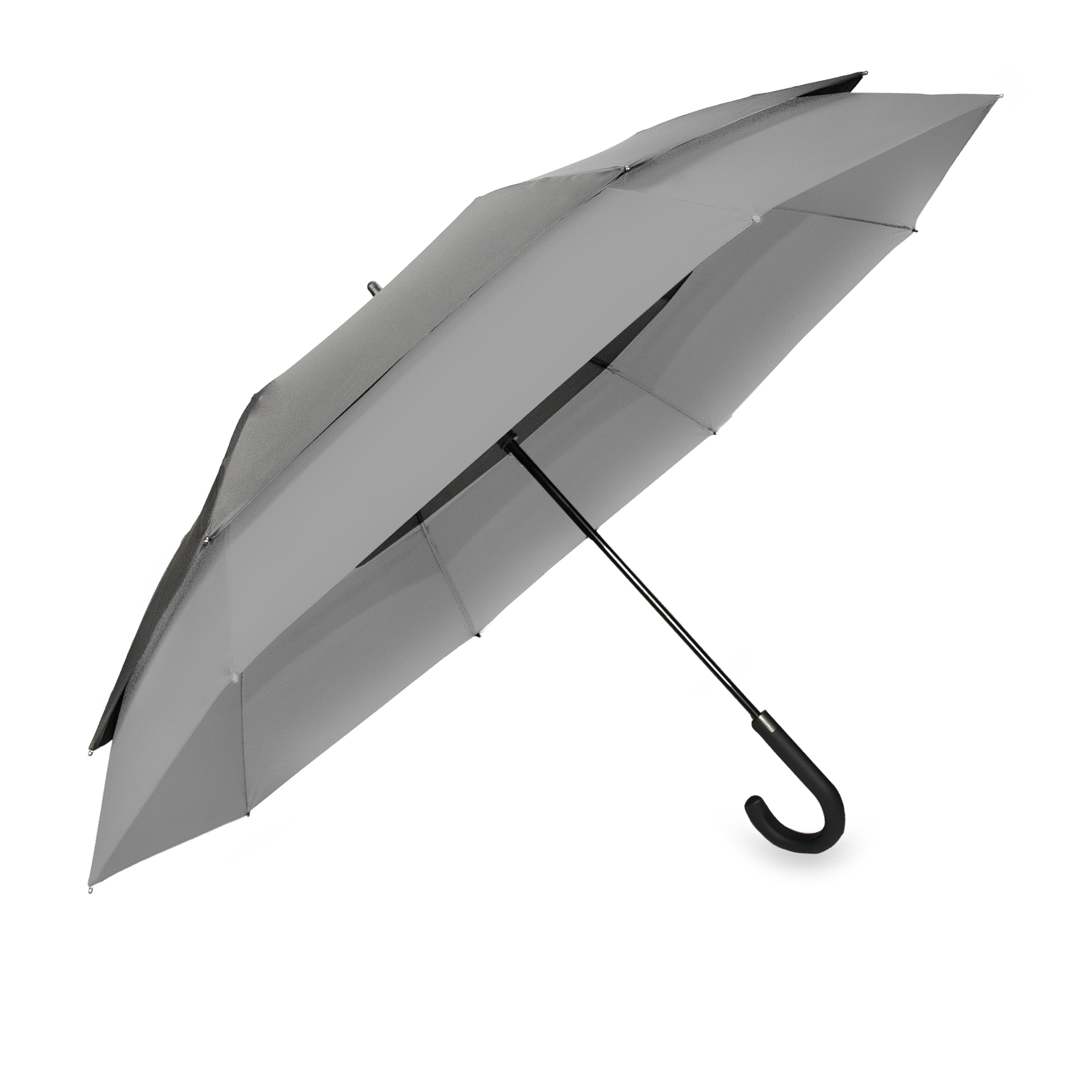 Parasol MANCHESTER sztormowy czarno-szary