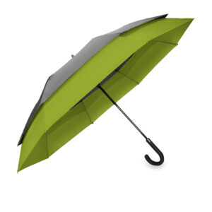 Parasol MANCHESTER sztormowy czarno-zielony