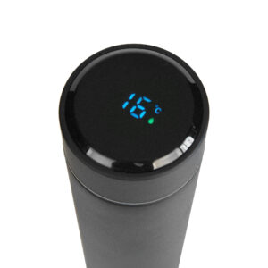 Termos DENVER z termometrem 450 ml czarny
