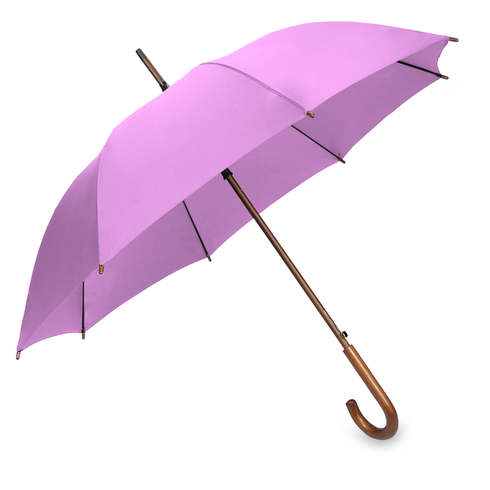 Parasol OXFORD z drewnianą rączką fioletowy