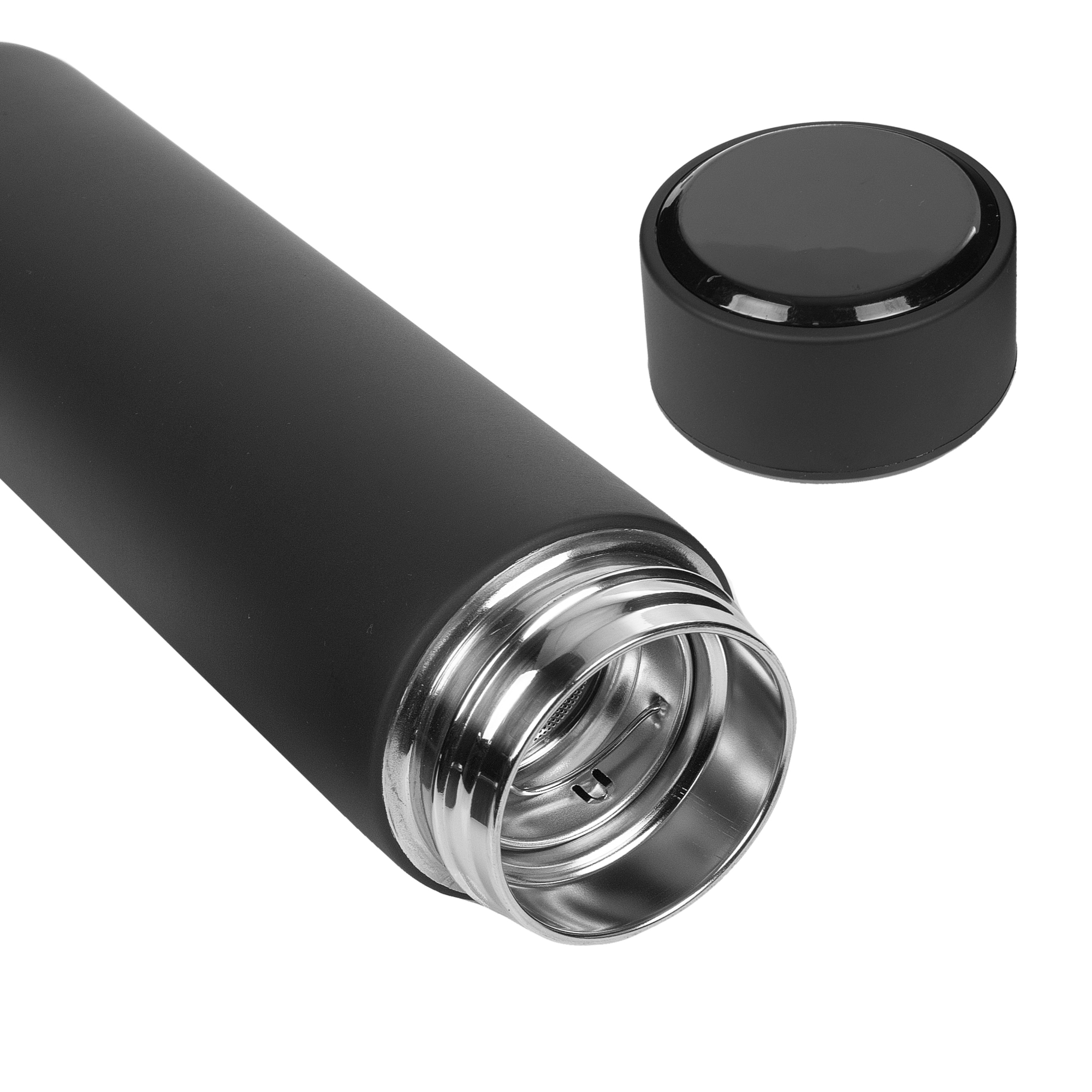 DENVER Thermos with thermometr 450 ml black - Image 4
