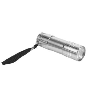 Latarka TOKIO 9 LED srebrna