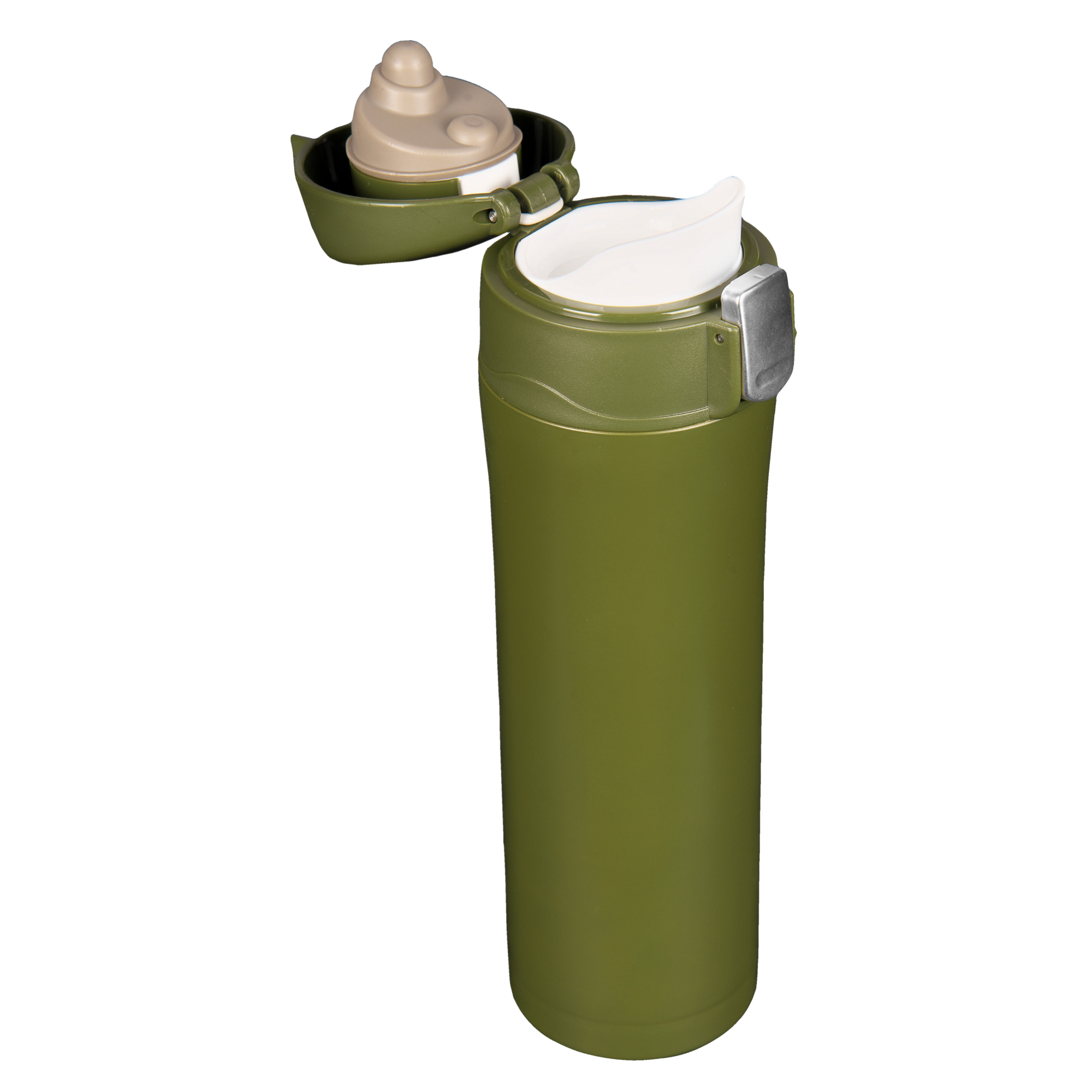 Kubek termiczny MAROKO 500 ml zielony khaki - obrazek 4
