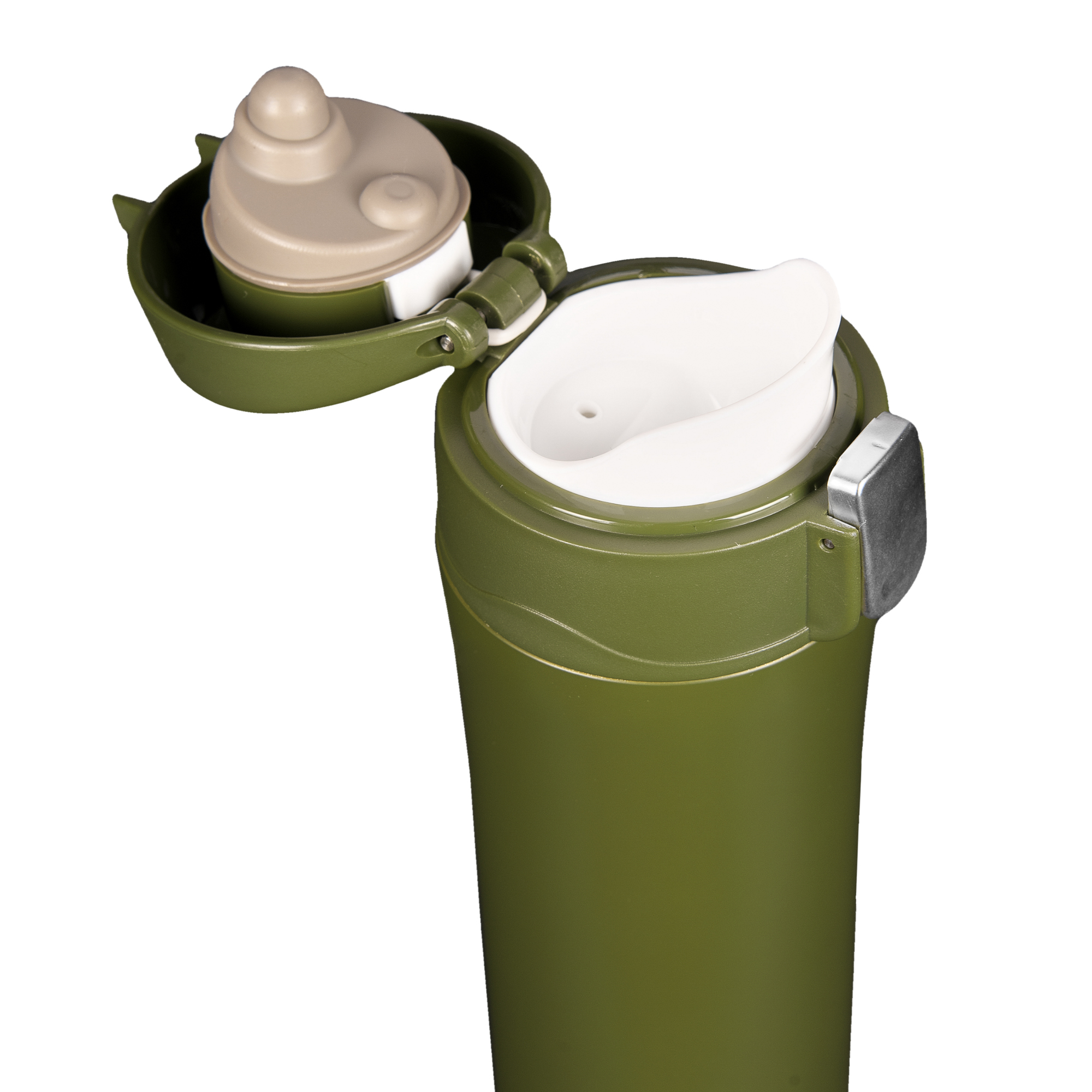 Kubek termiczny MAROKO 500 ml zielony khaki - obrazek 5