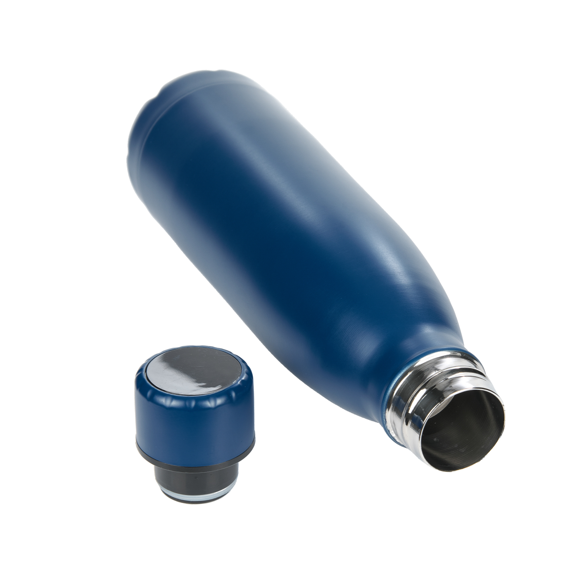 NEW CHICAGO Bottle with thermometer 500ml navy blue - Image 2
