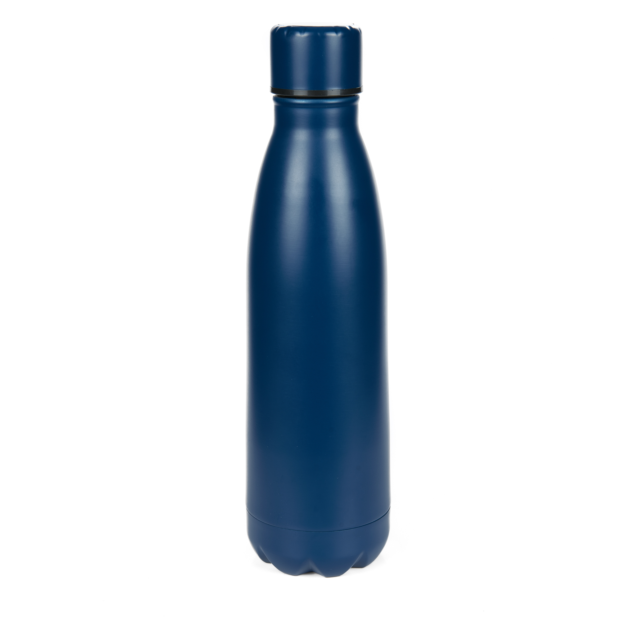 NEW CHICAGO Bottle with thermometer 500ml navy blue