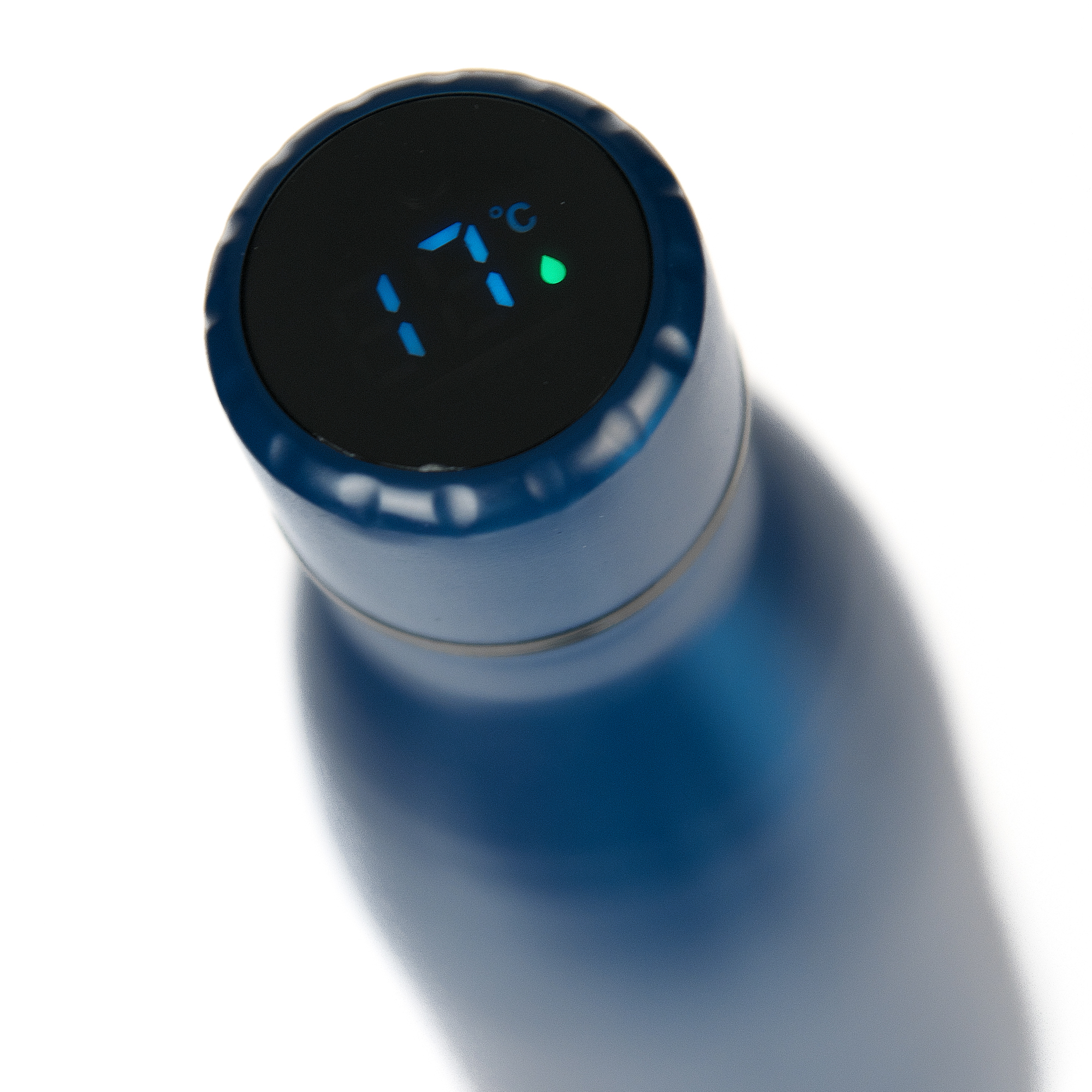 NEW CHICAGO Bottle with thermometer 500ml navy blue - Image 4