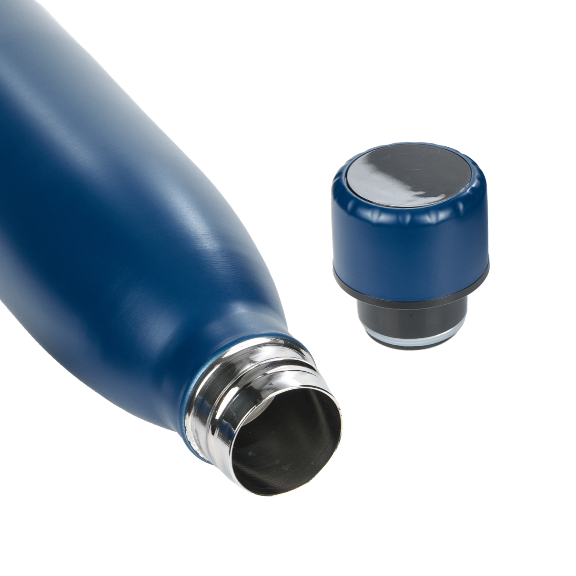 NEW CHICAGO Bottle with thermometer 500ml navy blue - Image 3