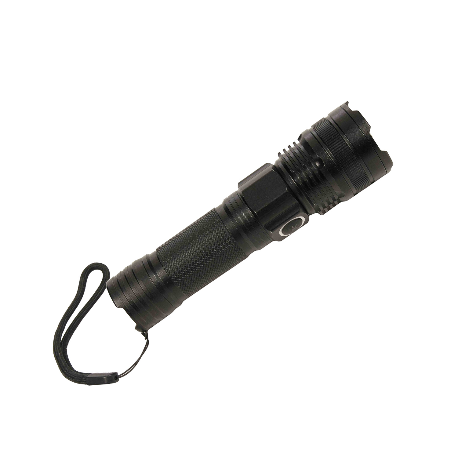 KIOTO latarka mocna z USB, czarna - obrazek 3
