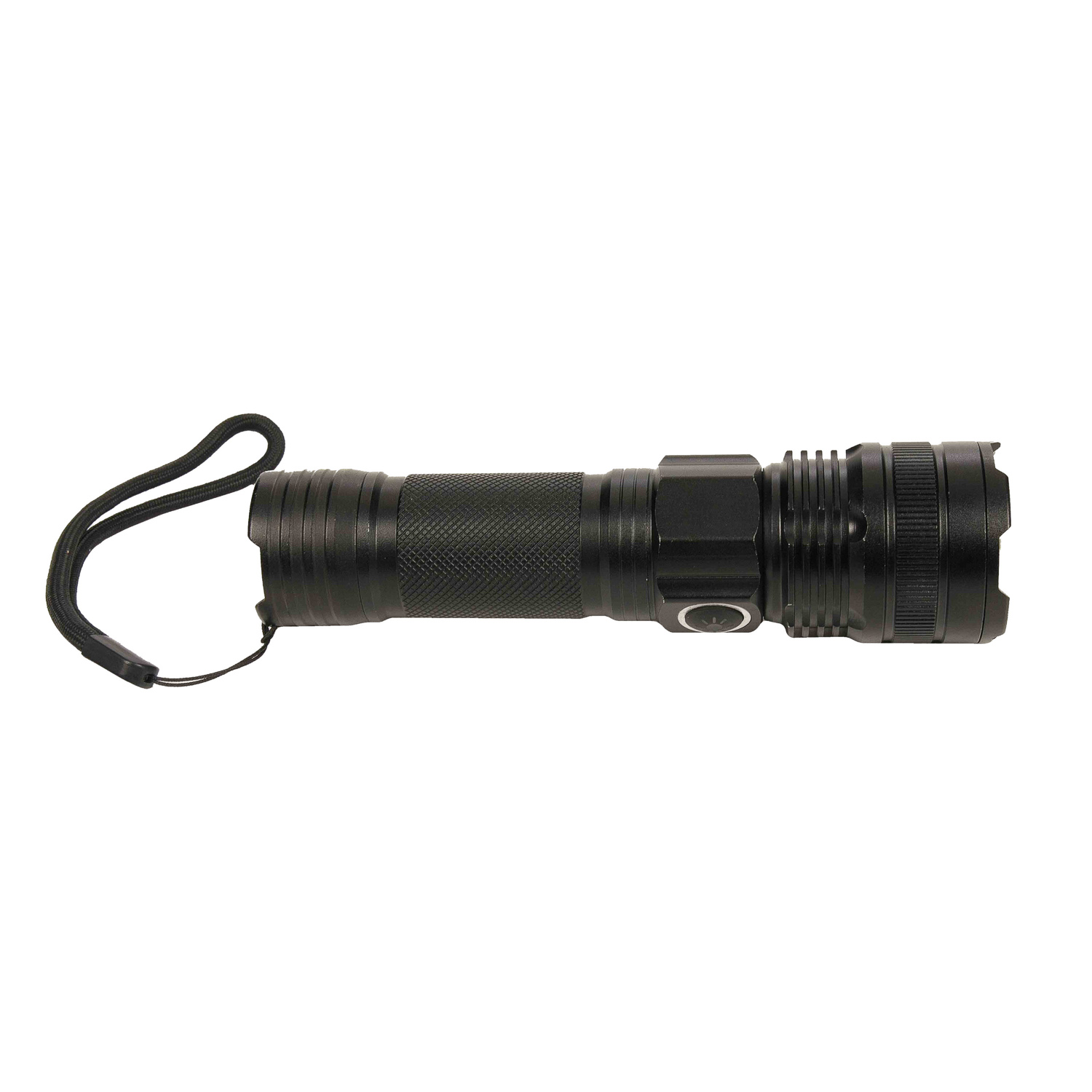 KIOTO latarka mocna z USB, czarna - obrazek 4