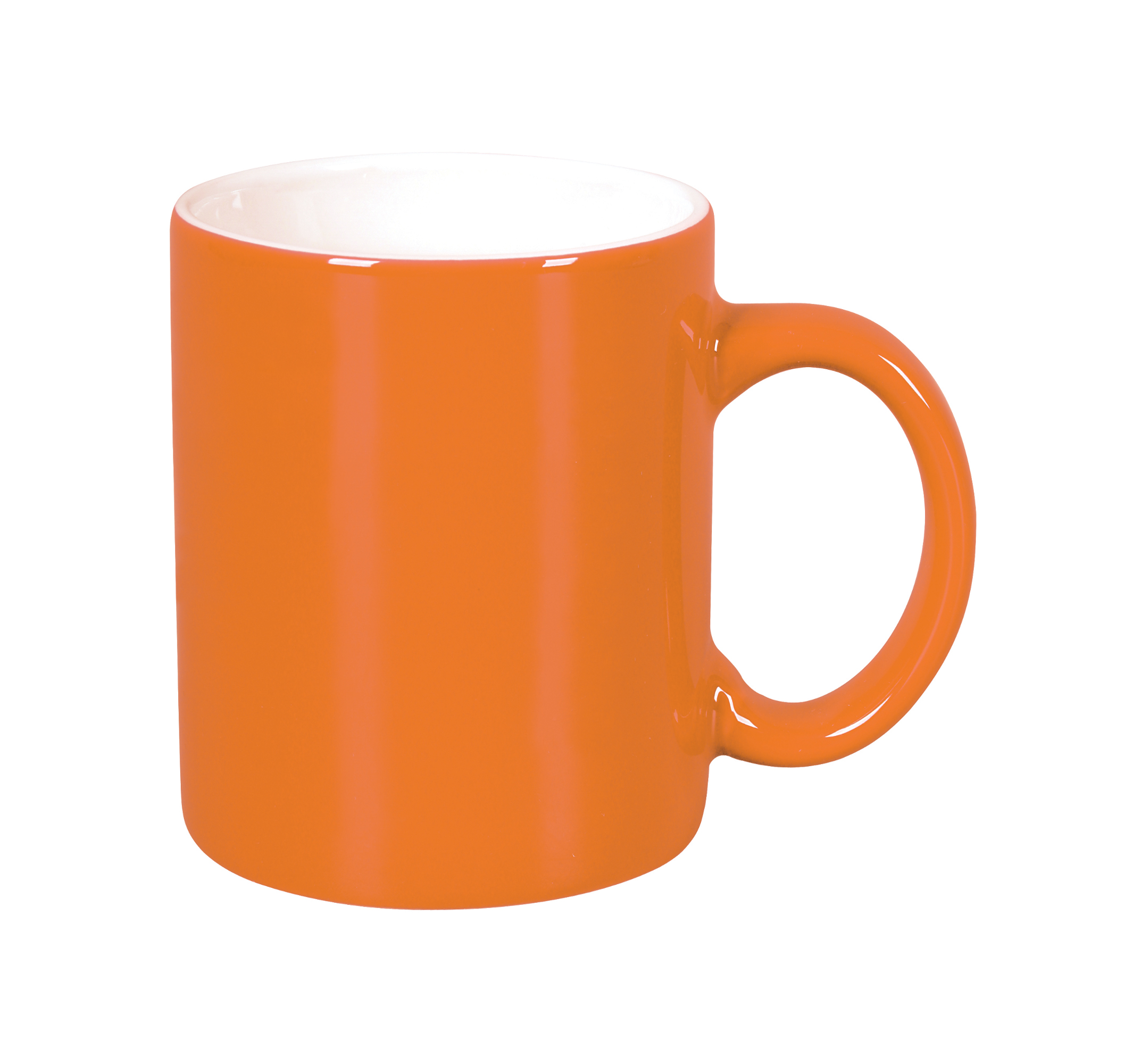 Kubek Classic 330 ml pomarańczowo-biały