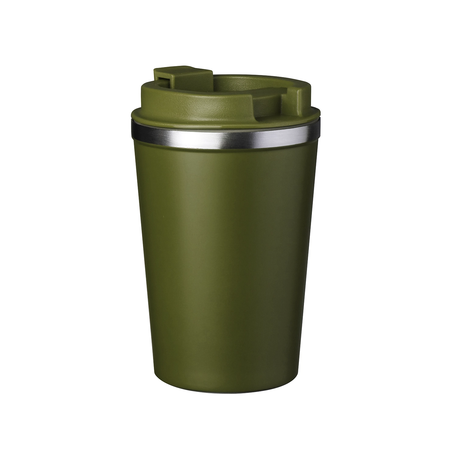 Kubek termiczny GRENADA 350 ml zielony khaki - obrazek 2