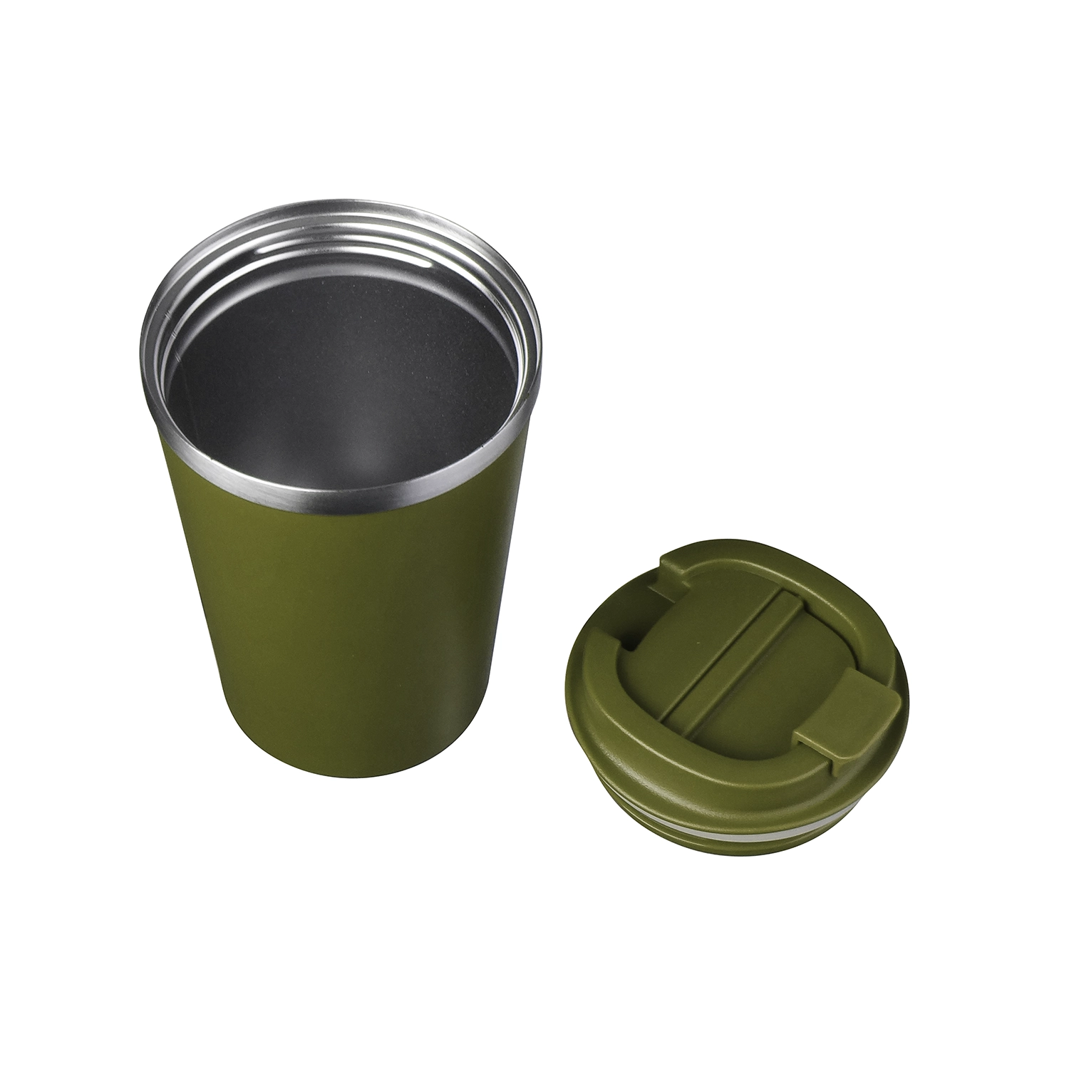 Kubek termiczny GRENADA 350 ml zielony khaki - obrazek 4