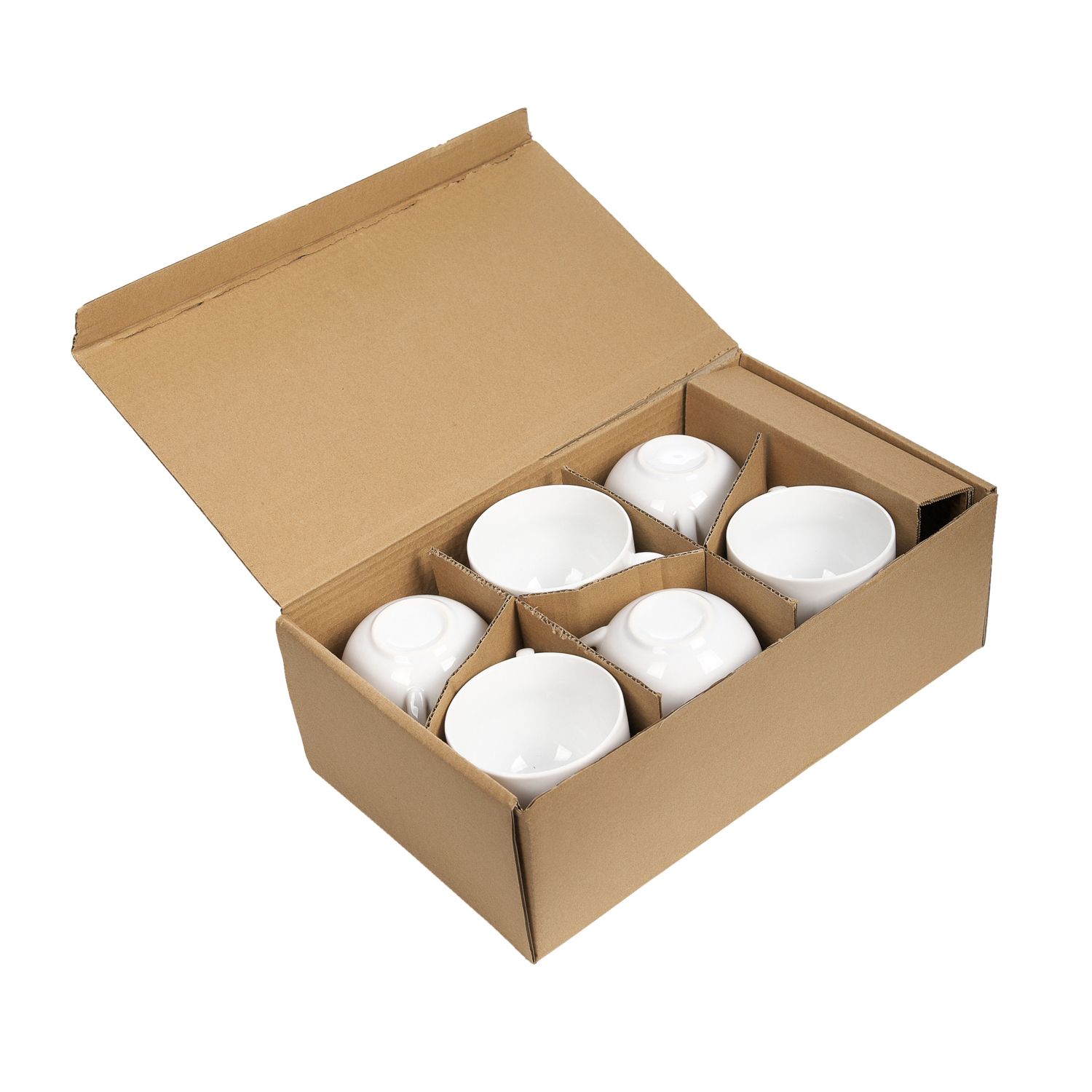 Cup with saucer SIMPLE white 220 ml - Image 2