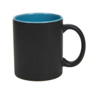 Kubki CLASSIC MATT 330 ml czarno-niebieski