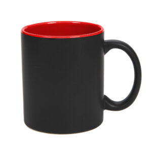 CLASSIC MATT mug 330 ml black-red