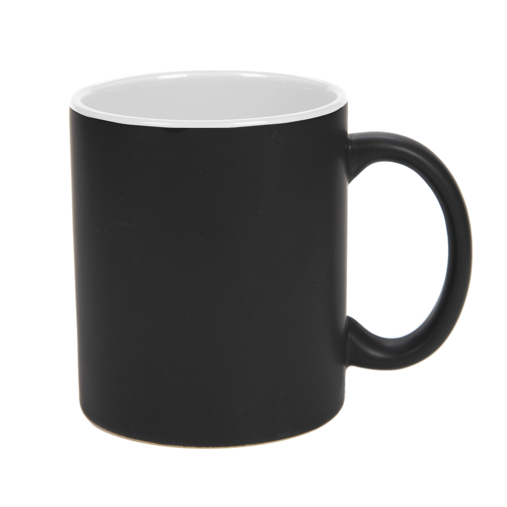 Kubek Classic Matt 330 ml czarno-biały